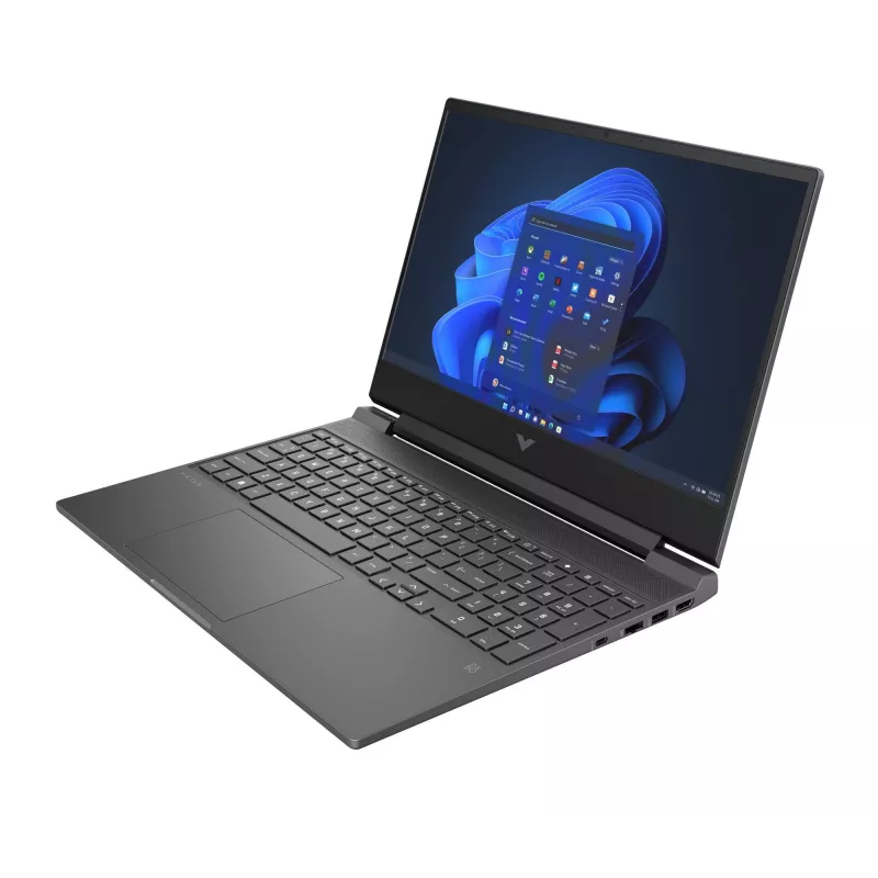 Laptop HP Victus 15-fb3040nw — 15,6 cala FHD 144 Hz, AMD Ryzen 7 7445HS, 16 GB DDR4 3200 MHz, 512 GB SSD, NVIDIA GeForce RTX 4050 6 GB, FreeDOS, klawiatura angielska