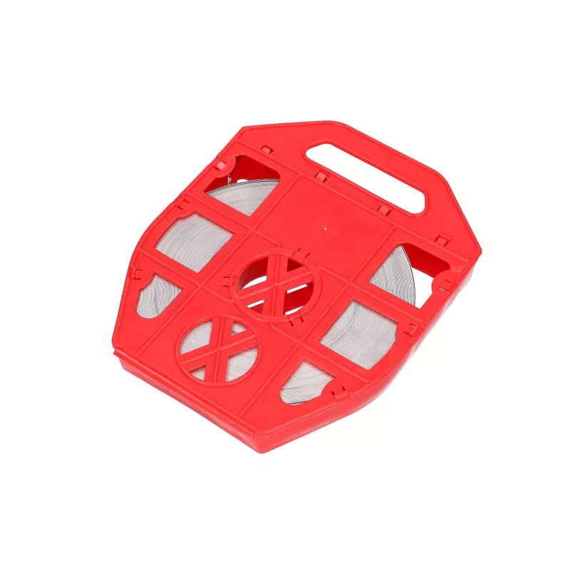 Taśma ze stali nierdzewnej Extralink SS201 0,7 mm do montażu na słupach energetycznych, 10 mm x 0,7 mm, 50 m