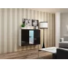 Cama Komoda VIGO 90/120/38 biały/czarny połysk