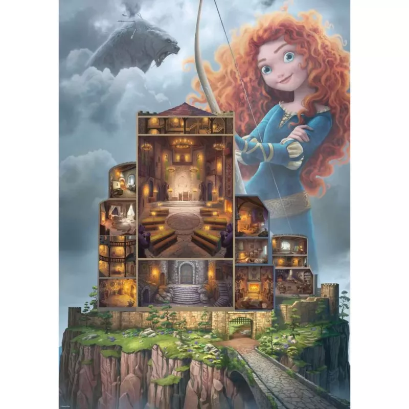 Puzzle Ravensburger Disney Castles Merida 1000 elementów