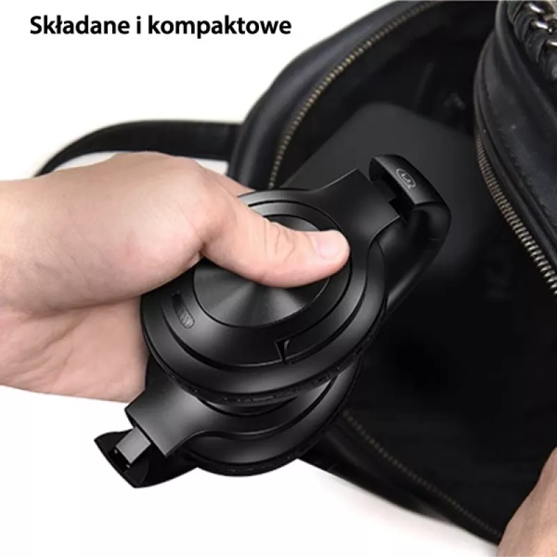 Słuchawki Usams Bluetooth 5.3 Nauszne Us-yh Series Czarny/czarny TDLYEJYS01