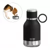 Asobu - Dog Bowl - Edelstahlflasche mit Hundenapf 1 Liter Schwarz