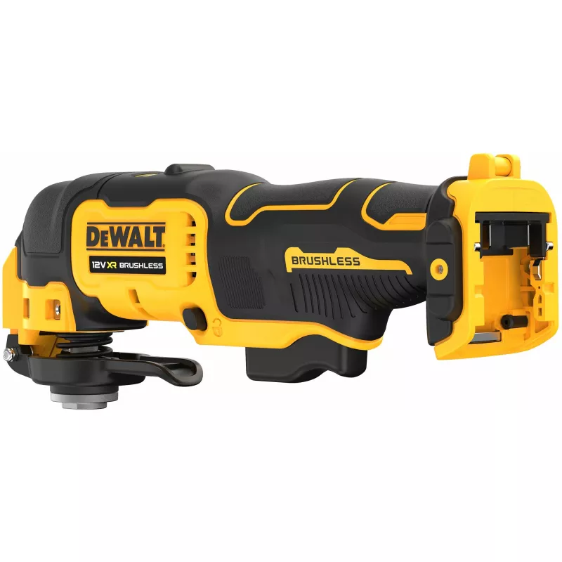 Wielofunkcyjne narzędzie oscylacyjne DeWalt DCS353NT-XJ, bezszczotkowe, akumulatorowe, 12 W, 840 g, czarno-żółte