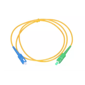 Extralink Patchcord SC/APC-SC/UPC Single mode Simplex G652D 3mm 0.5m