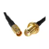Kabel koncentryczny DeLOCK 88577 0,2 m SMA MCX Czarny