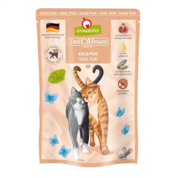 Mokra karma dla kota Fox4Pets DeliCATessen Veal 85 g — kompletna bezzbożowa karma dla dorosłego kota