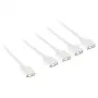 kabel rozgałęźny ARGB Kolink PGW-AC-KOL-157 30 cm biały do złączy 3-pin 5V ARGB