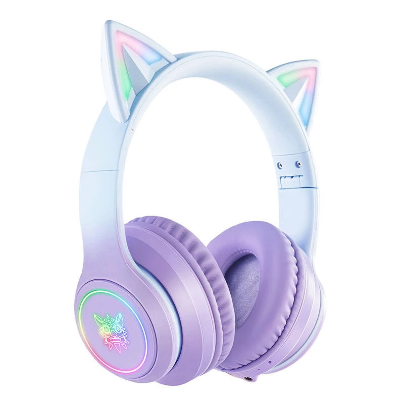 Zestaw słuchawkowy Onikuma B90 Gaming headset Niebieski/Fioletowy