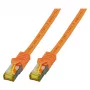 Kabel krosowy EFB-Elektronik RJ45 kat.6A S/FTP LZOH, przewód instalacyjny kat.7, pomarańczowy, 1,5 m, producent: EFB Elektronik (MK7001.1,5O)