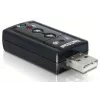 DeLOCK USB Sound Adapter 7.1 - Karta dźwiękowa - Stereo - USB (61645)