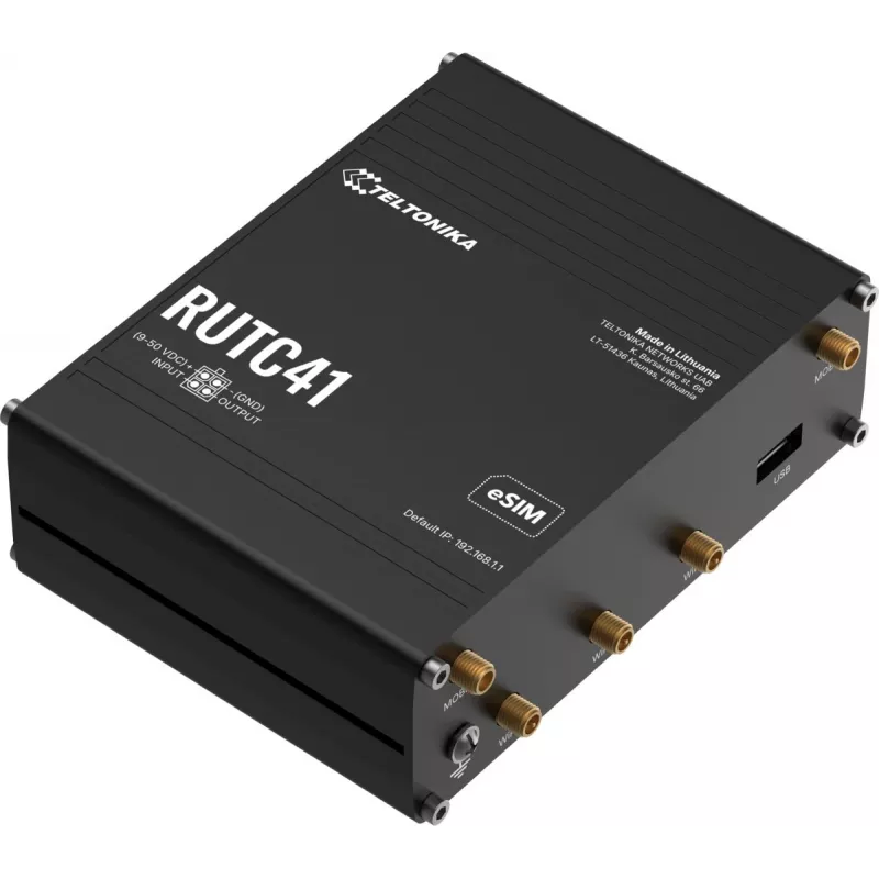 Router TELTONIKA RUTC41 4G LTE EDGE, przemysłowy router mobilny RUTC41000000