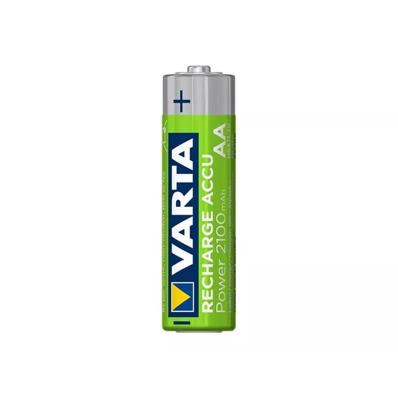 VARTA HR6 AA Akumulator Power 2100 mAh 56706 Baterie wielokrotnego ładowania 4 szt. Zielony, Żółty