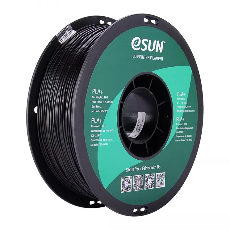 PLA+ 1,75mm CZARNY 1kg