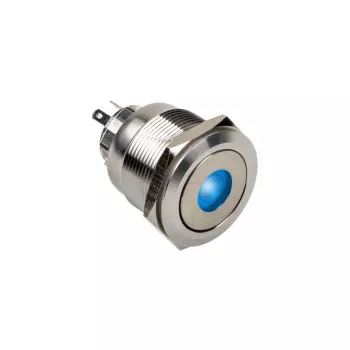 DimasTech włącznik/przycisk wandaloodporny 25 mm Silverline Dot RGB PD212