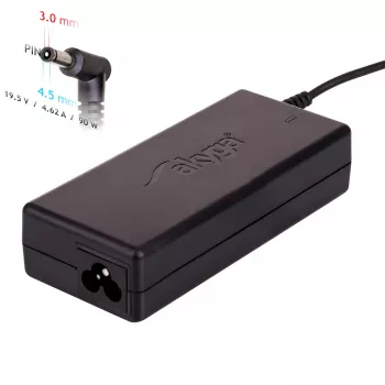 Zasilacz do laptopa Akyga AK-ND-53 19,5 V / 4,62 A, 90 W, wtyk 4,5 x 3,0 mm z pinem, do Dell