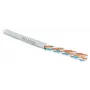 Kabel teleinformatyczny, instalacyjny, U/UTP kat.5e 4x2xAWG24/1, drut, miedź, PVC, 305m, szary