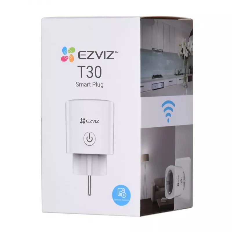 Inteligentna wtyczka EZVIZ T30-10B-EU 1600 W Biała