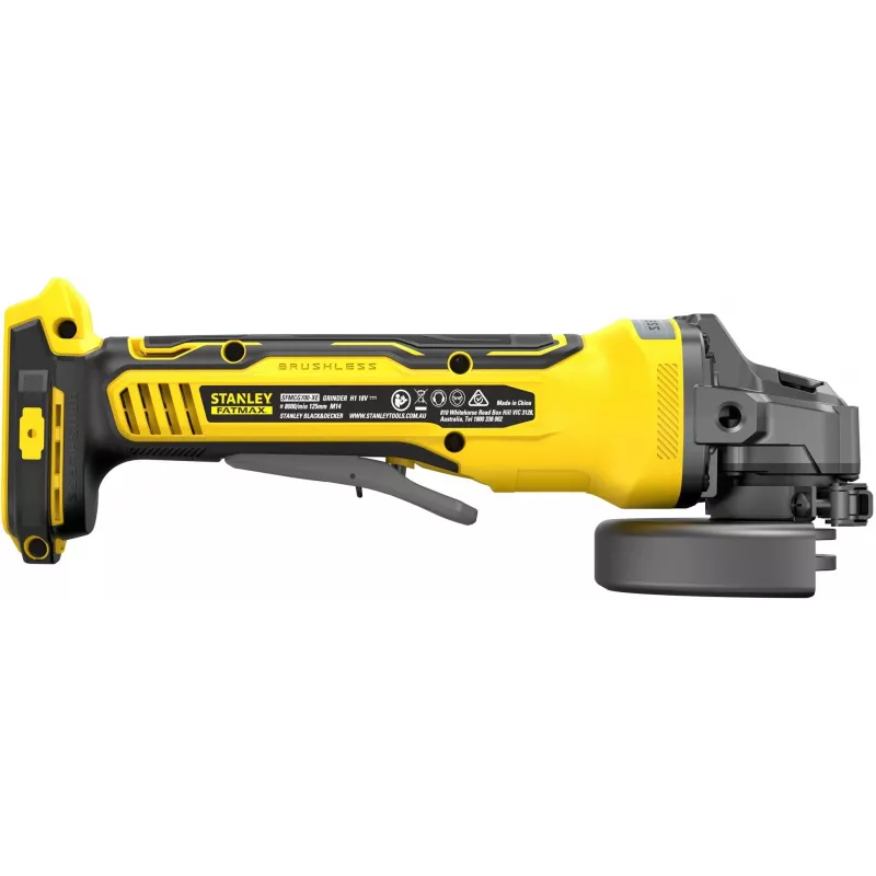BLACK & DECKER | 18V V20 125mm Szlifierka kątowa bezszczotkowa | SFMCG700B-XJ | 18 V | Technologia litowo-jonowa
