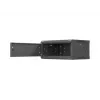 Wall-mount 19 inch rack cabinet LANBERG 4U 600x450 mm Czarny with metal door