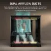 Corsair AIR 5400 LX-R RGB iCUE LINK Midi Tower Czarny