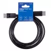 Kabel DisplayPort SAVIO CL-136, DisplayPort męski–męski, 2 m, DP 1.2, pozłacane styki, czarny
