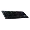 Logitech G G915 X - Klawiatura - LIGHTSPEED - TKL - Podświetlenie - Bezprzewodowa - Bluetooth 5.0, 2,4 GHz, USB - QWERTY - Nordycka (duński/fiński/norweski/szwedzki)