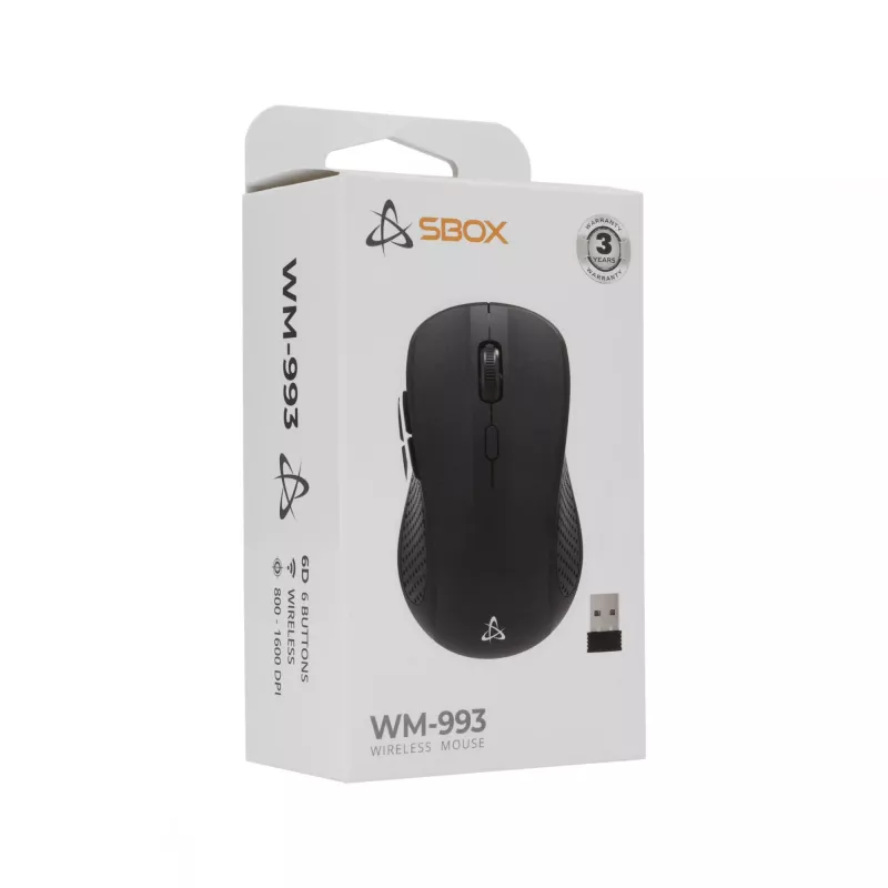 Bezprzewodowa mysz SBOX WM-993 USB Type-A