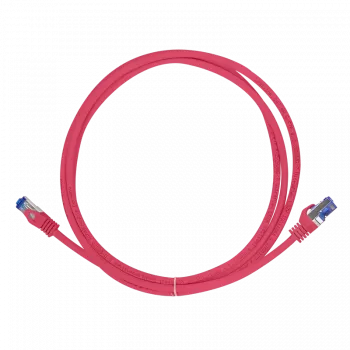 Logilink Professional Ultraflex - Kabel krosowy - RJ-45 (M) do RJ-45 (M) - 50 cm - 6 mm - S/FTP - CAT 6a - bezhalogenowy, formowany, z osłoną zatrzasku - czerwony, RAL 3018 (C6A024S)