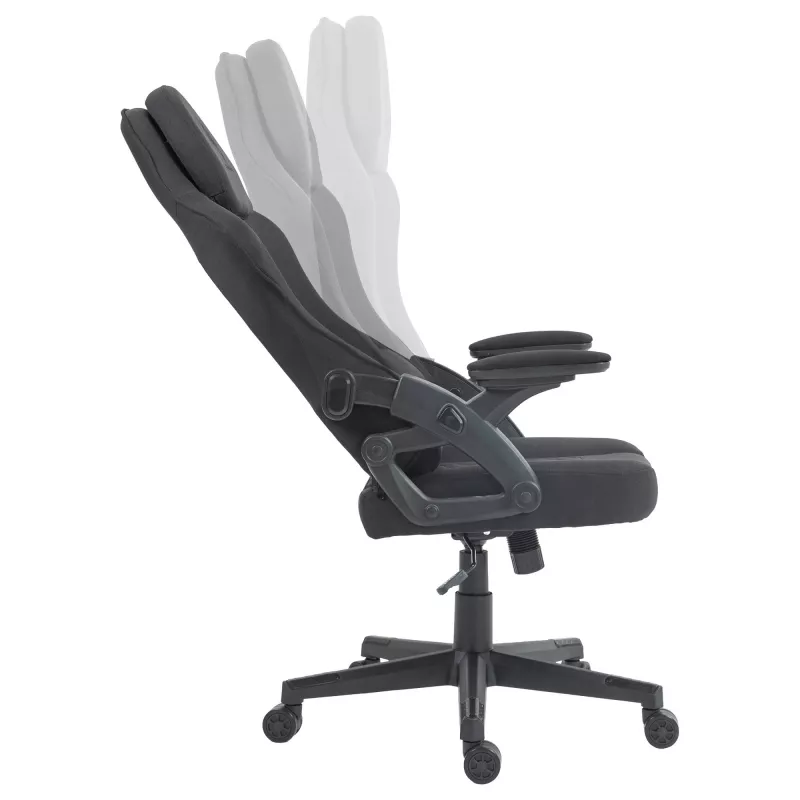 Deltaco DC130 Gamingstuhl Soft Woven Mesh, czarny (GAM-180)