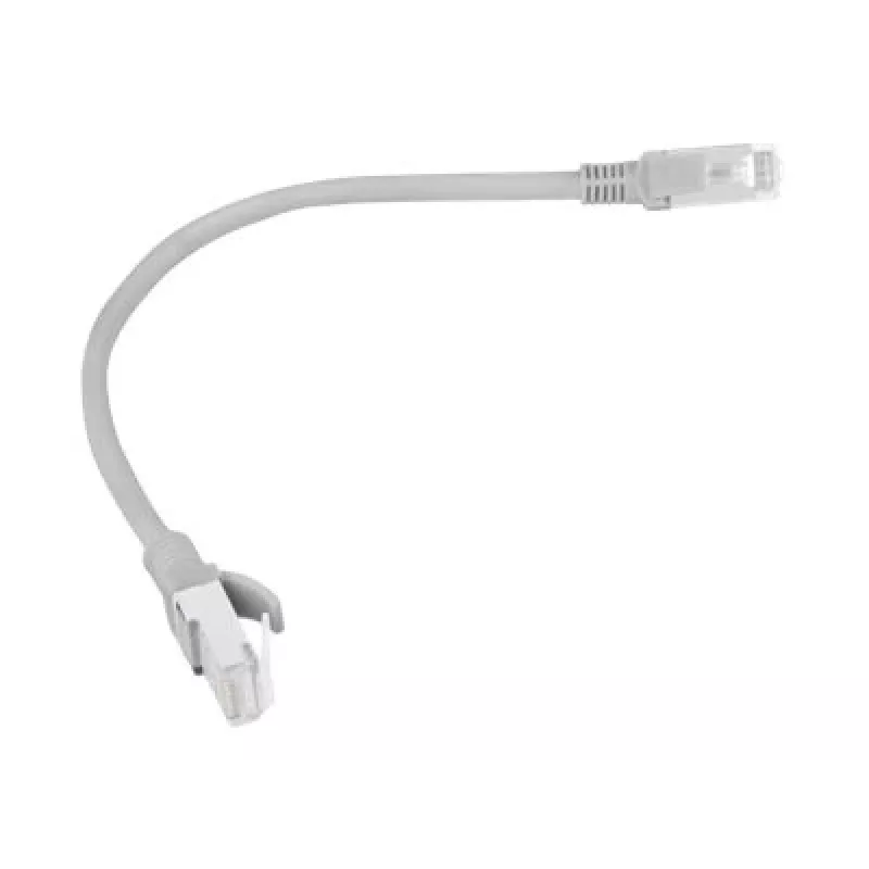 Kabel sieciowy LANBERG PCU5-10CC-0025-S Cat5e U/UTP RJ-45 — 0,25 m, szary
