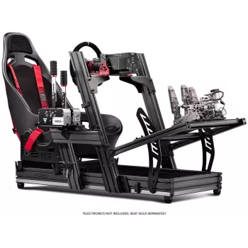 Next Level Racing - F-GT Elite Formula & GT Aluminium Profile Simulator Cockpit- Side And Front Mount Edition (396039)