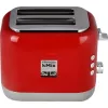 Toster Kenwood TCX751RD 2-kromkowy 900 W, obudowa metalowa, czerwony, 160×272×257 mm