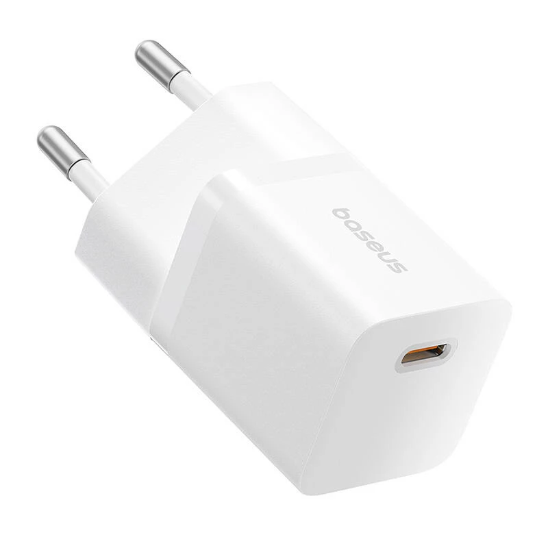 Baseus P10110909213-00 USB-C GaN5 mini 25W mains charger Biały