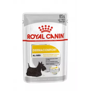 Royal Canin CCN Dermacomfort Loaf mokra karma dla psów, 12 x 85 g