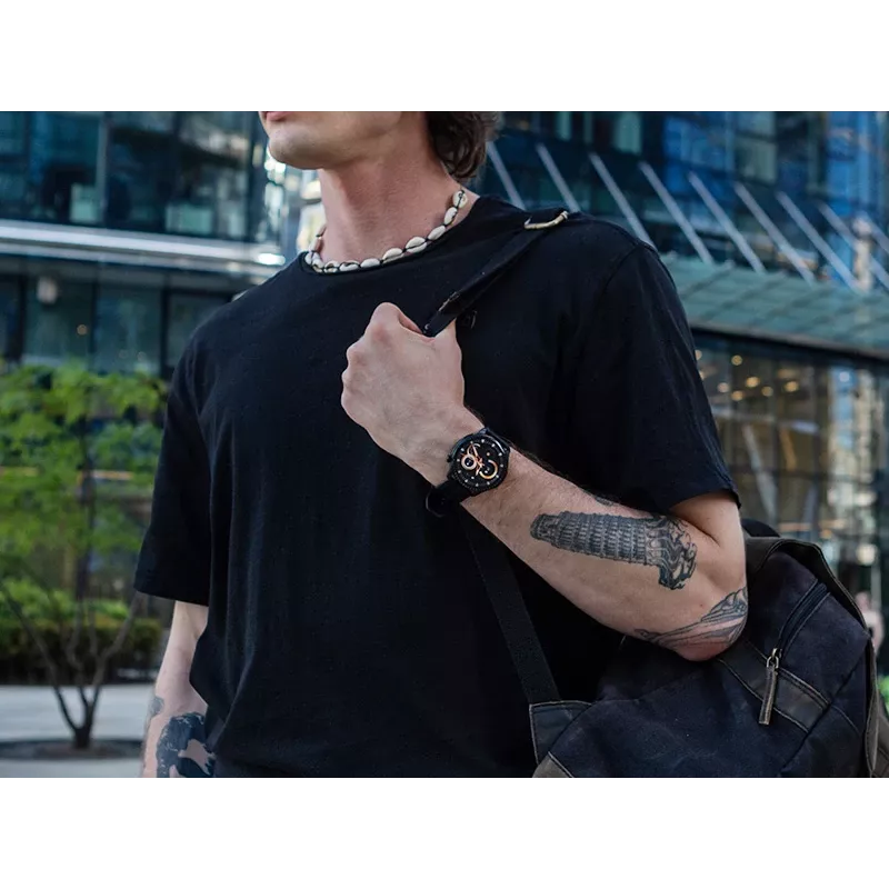 Smartwatch TRACER SM7 Shadow z Bluetooth i monitorem pracy serca