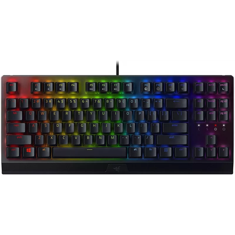 Klawiatura RAZER BlackWidow V3 Tenkeyless Green Switch - układ US