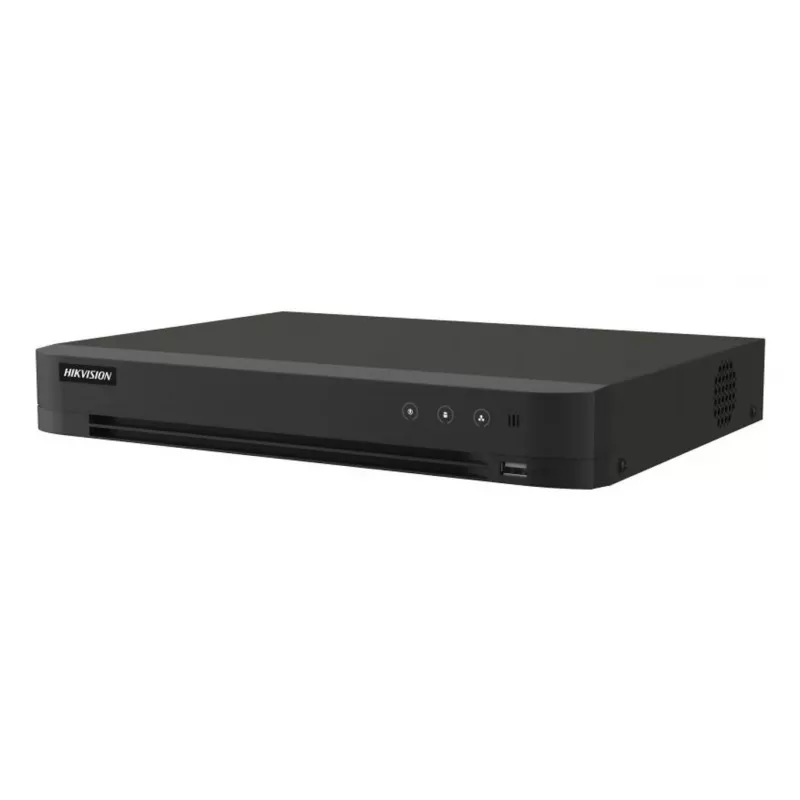 DVR Hikvision Pro Series 8-kanałowy 5 MP 1U H.265 AcuSense, 8 wejść, Gigabit Ethernet, 12 TB HDD, 12 V, 24 W