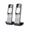 Gigaset COMFORT 500HX duo Analogowy/telefon DECT z identyfikacją rozmówcy Czarny, Srebrny