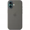 Etui Apple iPhone 16 Silicone Case z MagSafe w kolorze Stone Gray