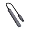 Hub USB SAVIO AK-70, 7-portów USB 3.0, 4 użyteczne porty, host USB Type-A, transfer 5 Gbit/s, gwarancja 2 lata