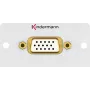 Kindermann Konnect 50 alu - Modułowy snap-in do paneli czołowych - HD-15 (7444000901)