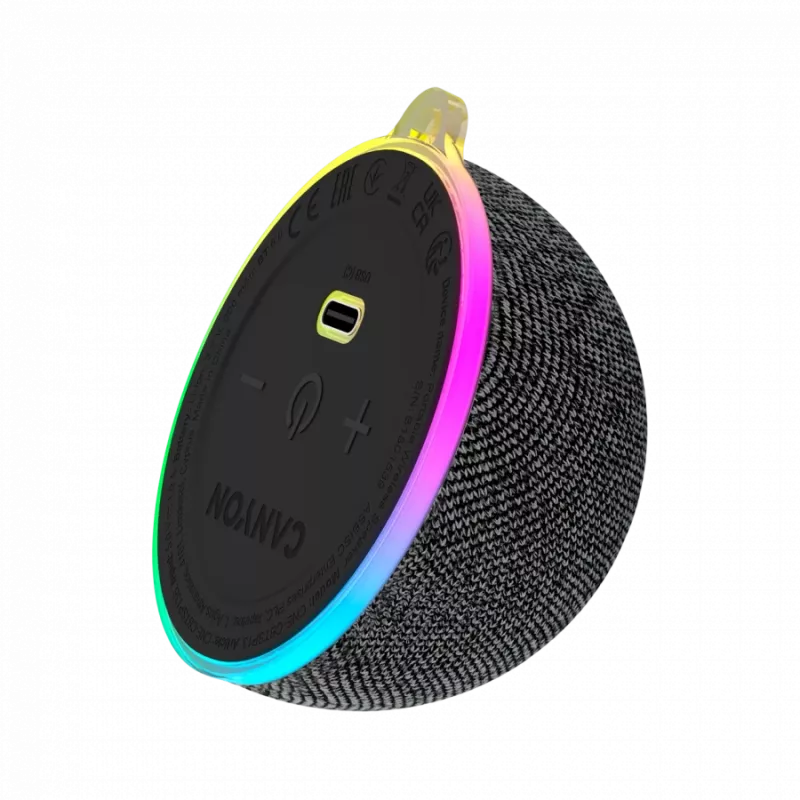 Głośnik Bluetooth magnetyczny CANYON OnMove 13 5W Czarny