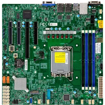 Super Micro SUPERMICRO X13SCL-F - Płyta główna - micro ATX - Socket LGA1700 - Chipset C262 - 2 x Gigabit LAN - Grafika zintegrowana (MBD-X13SCL-F-B)