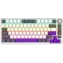 LORGAR KBP7075W, Bezprzewodowa 75% Mechaniczna Klawiatura Gamingowa Pro, Beżowa, układ EN