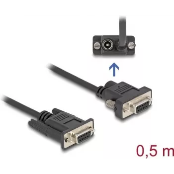 Kabel szeregowy DeLOCK 87835 1.8m DB9 męski na DB9 męski