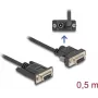Kabel szeregowy DeLOCK 87835 1.8m DB9 męski na DB9 męski