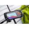 Regulowany uchwyt na telefon deeper ITGAM0003 — uchwyt na wędkę, silikonowy, do telefonów 3,5–5 cali, 280 mm, czarny