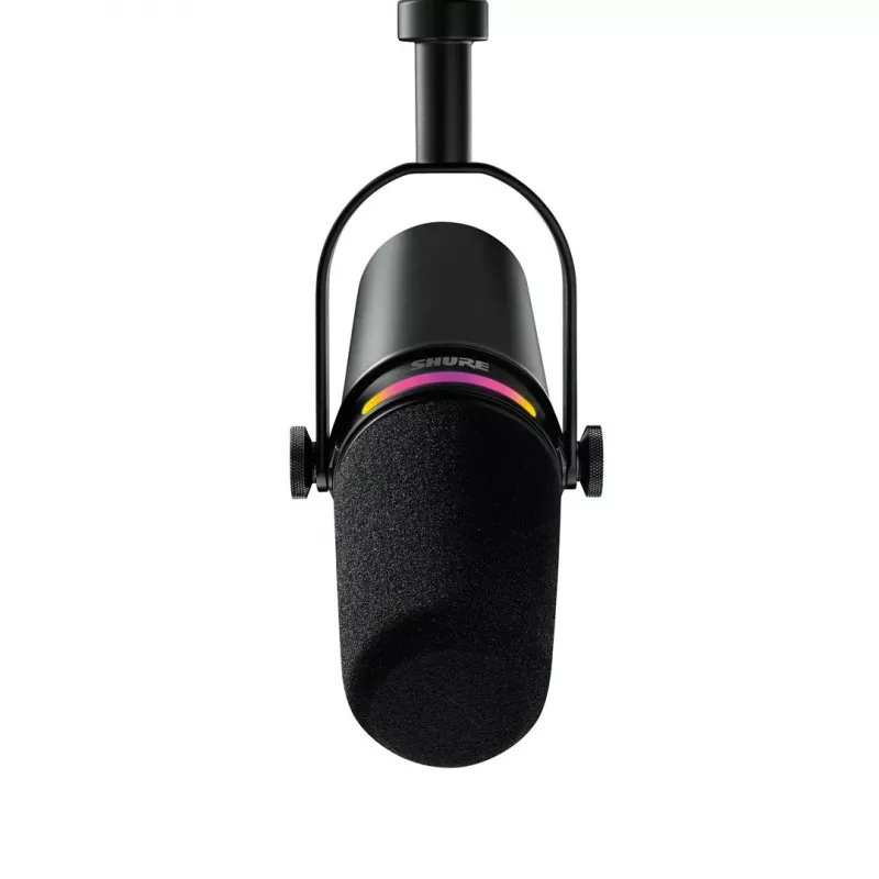 Shure MV7+-K - Mikrofon wykładowy/wokalny z złączem XLR/USB-C, czarny