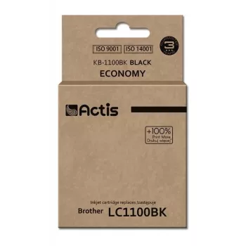 Actis KB-1100Bk Tusz (zamiennik do Brother LC1100BK/980BK; Standard; 28 ml; czarny)