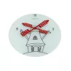 NeXtime klok 8807 Windmil, Ø30 cm, ścienny, biały/czarny/czerwony